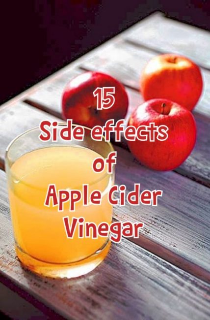 15 Shocking Side effects of Apple Cider Vinegar - theorangepetals